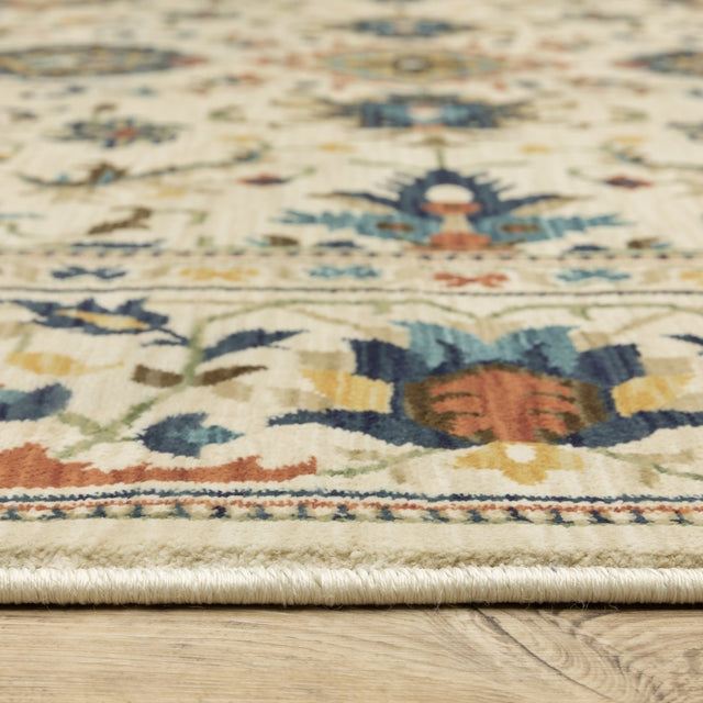 Oriental Weavers Sphinx Francesca Fr10A Ivory/ Multi Rug.