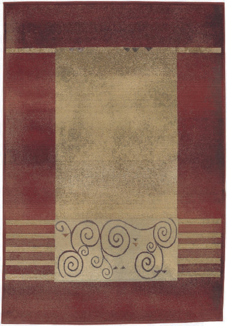 Oriental Weavers Sphinx Generations 213r1 Red / Beige Rugs.