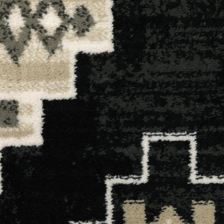 Oriental Weavers Sphinx Georgia 605F0 Charcoal/ Ivory Rugs.