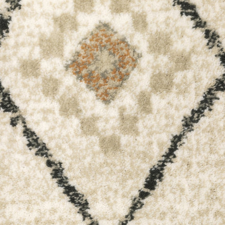 Oriental Weavers Sphinx Georgia 660B0 Ivory/ Orange Rugs.