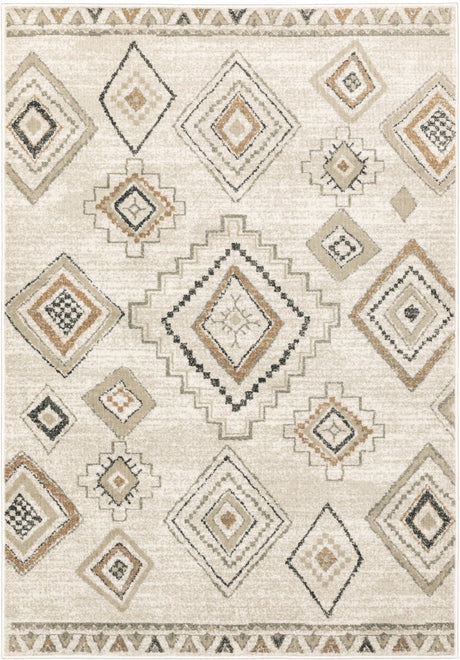 Oriental Weavers Sphinx Georgia 660B0 Ivory/ Orange Rugs.