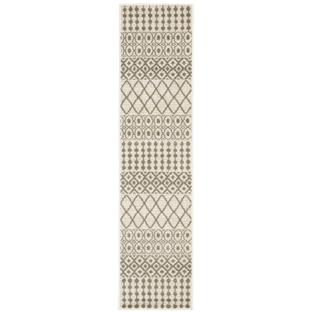 Oriental Weavers Sphinx Georgia 717B0 Ivory/ Grey Rugs.