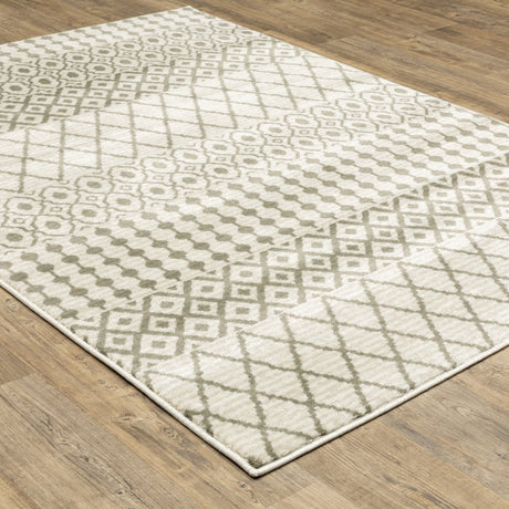 Oriental Weavers Sphinx Georgia 717B0 Ivory/ Grey Rugs.