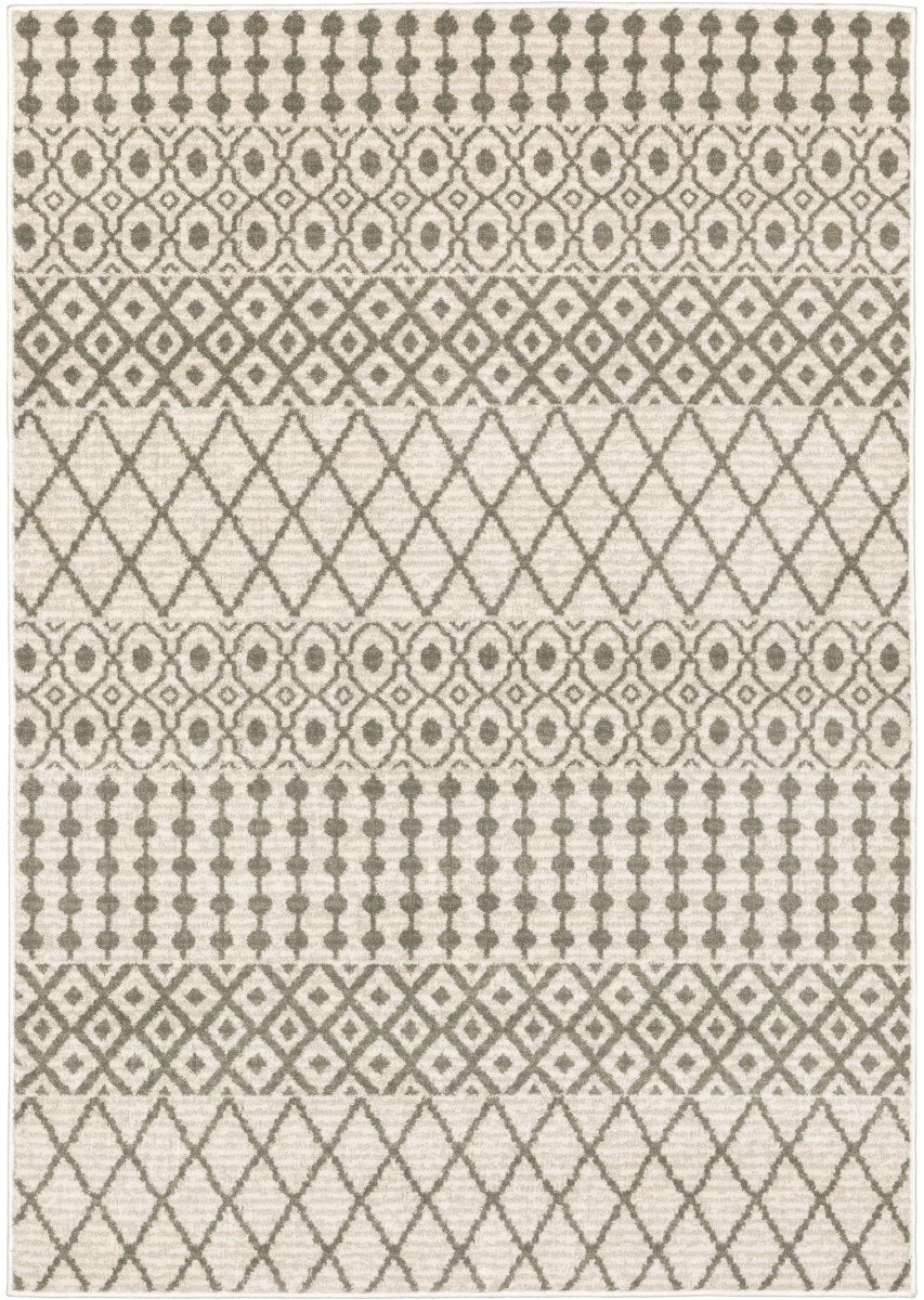 Oriental Weavers Sphinx Georgia 717B0 Ivory/ Grey Rugs.