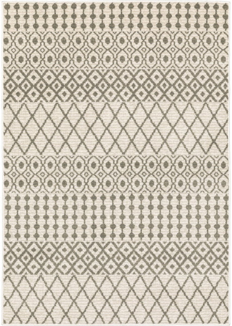 Oriental Weavers Sphinx Georgia 717B0 Ivory/ Grey Rugs.