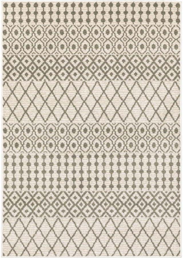 Oriental Weavers Sphinx Georgia 717B0 Ivory/ Grey Rugs.