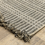 Oriental Weavers Sphinx Gillian 163J4 Beige/ Black Rug.
