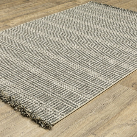 Oriental Weavers Sphinx Gillian 163J4 Beige/ Black Rug.