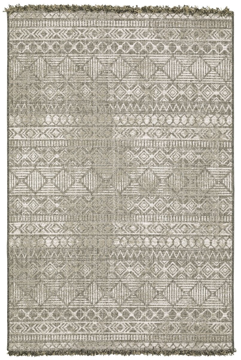 Oriental Weavers Sphinx Gillian 4925A Beige/ Black Rug.