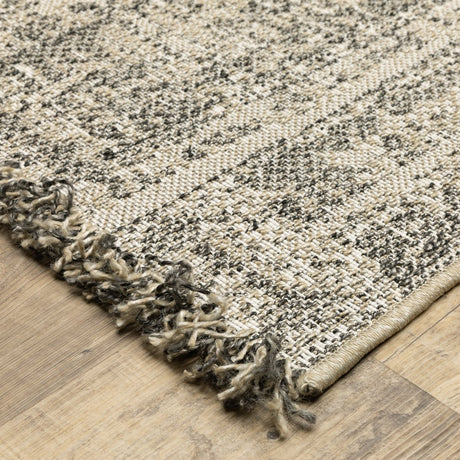 Oriental Weavers Sphinx Gillian 4928H Beige/ Black Rug.