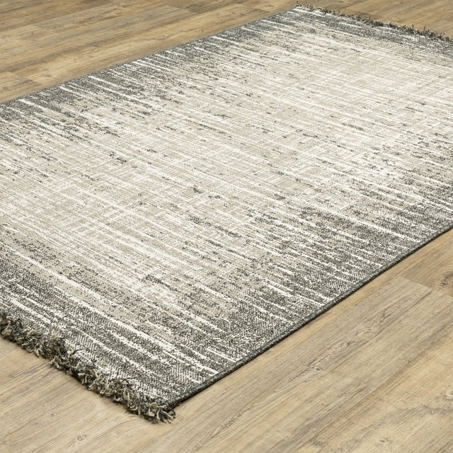 Oriental Weavers Sphinx Gillian 502J4 Beige/ Black Rug.