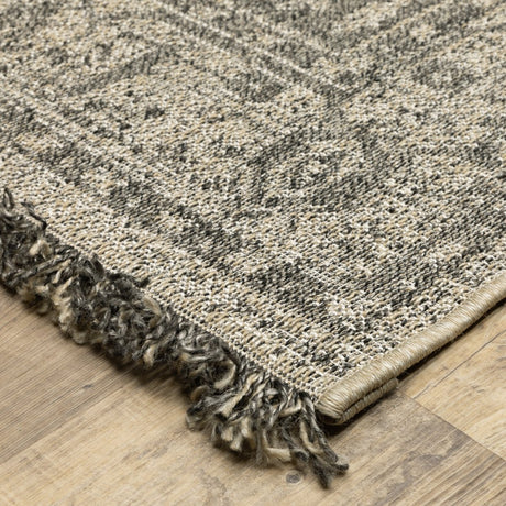 Oriental Weavers Sphinx Gillian 5094X Beige/ Black Rug.