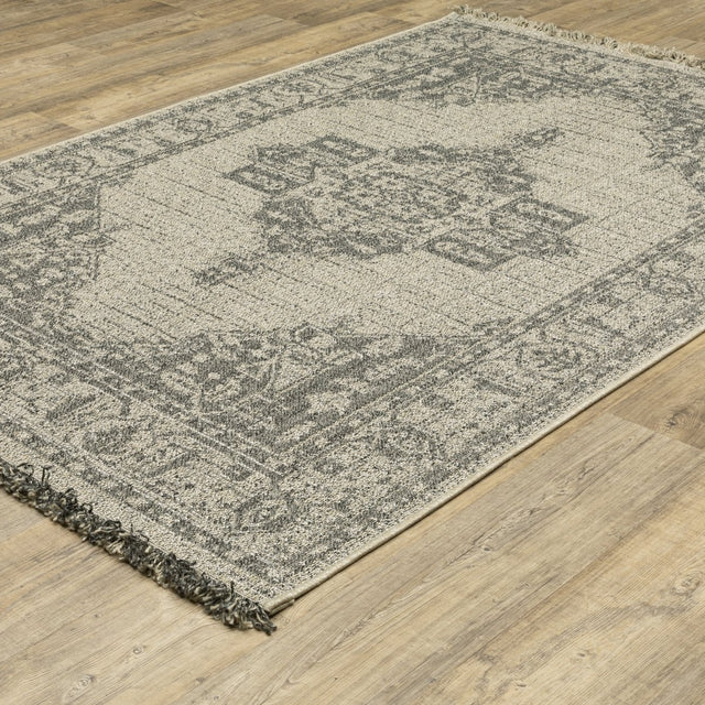 Oriental Weavers Sphinx Gillian 5094X Beige/ Black Rug.
