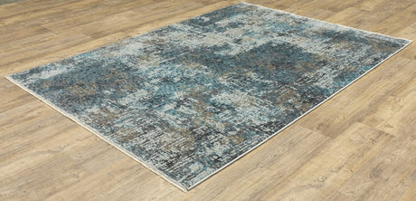 Oriental Weavers Sphinx Hayden Hay03 Blue/ Beige Rug.