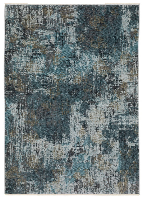 Oriental Weavers Sphinx Hayden Hay03 Blue/ Beige Rug.