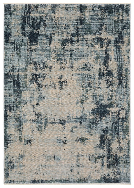 Oriental Weavers Sphinx Hayden Hay04 Beige/ Blue Rug.