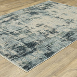 Oriental Weavers Sphinx Hayden Hay04 Beige/ Blue Rug.