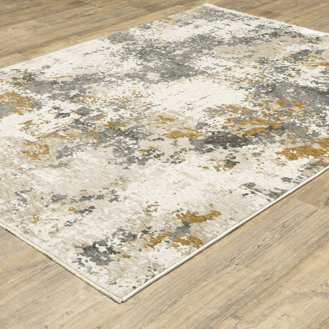 Oriental Weavers Sphinx Hayden Hay10 Beige/ Rust Rug.