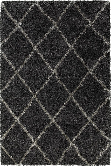 Oriental Weavers Sphinx Henderson 090K1 Charcoal / Grey Rugs.