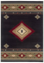 Oriental Weavers Sphinx Hudson 087g1 Black / Green Rugs.