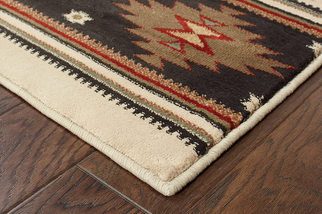 Oriental Weavers Sphinx Hudson 087i1 Beige / Green Rugs.