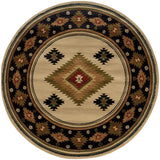 Oriental Weavers Sphinx Hudson 087i1 Beige / Green Rugs.
