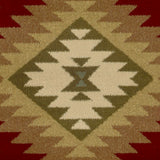 Oriental Weavers Sphinx Hudson 087j1 Green / Red Rugs.