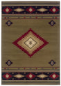 Oriental Weavers Sphinx Hudson 087j1 Green / Red Rugs.