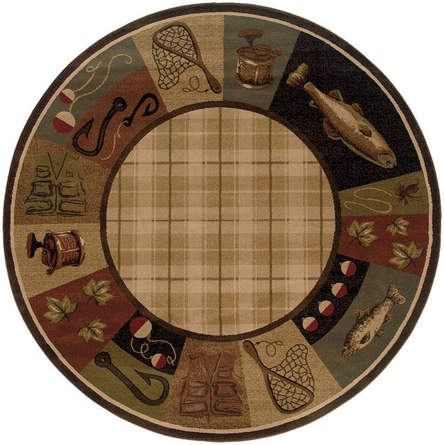 Oriental Weavers Sphinx Hudson 1065b Beige / Black Rugs.