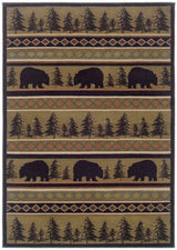 Oriental Weavers Sphinx Hudson 1066a Black / Beige Rugs.