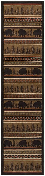 Oriental Weavers Sphinx Hudson 1066a Black / Beige Rugs.