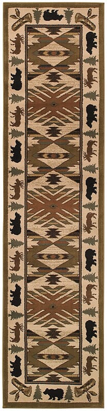 Oriental Weavers Sphinx Hudson 1072a Ivory / Green Rugs - Oriental Weavers Sphinx - 748679252909