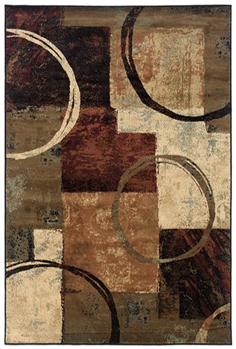 Oriental Weavers Sphinx Hudson 2544B Brown / Black Rugs - Oriental Weavers Sphinx - 748679326808