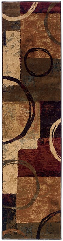 Oriental Weavers Sphinx Hudson 2544B Brown / Black Rugs - Oriental Weavers Sphinx - 748679326815