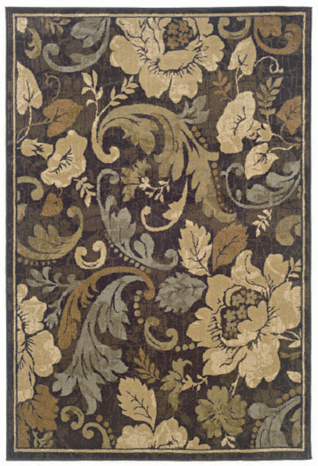 Oriental Weavers Sphinx Huntington 1279E Brown / Beige Rugs.