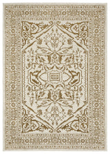 Oriental Weavers Sphinx Intrigue Int03 Ivory/ Gold Rug.
