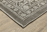 Oriental Weavers Sphinx Intrigue Int04 Grey/ Ivory Rug.