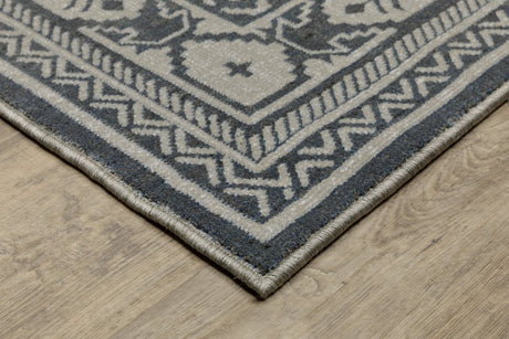 Oriental Weavers Sphinx Intrigue Int05 Blue/ Beige Rug.