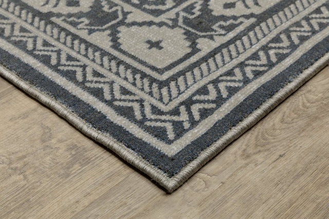 Oriental Weavers Sphinx Intrigue Int05 Blue/ Beige Rug.