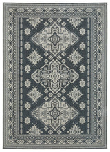 Oriental Weavers Sphinx Intrigue Int05 Blue/ Beige Rug.