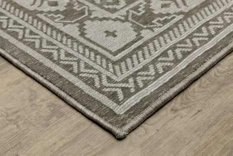 Oriental Weavers Sphinx Intrigue Int06 Grey/ Grey Rug.