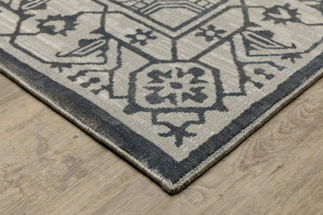 Oriental Weavers Sphinx Intrigue Int07 Blue/ Beige Rug.