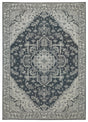 Oriental Weavers Sphinx Intrigue Int07 Blue/ Beige Rug.
