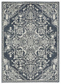 Oriental Weavers Sphinx Intrigue Int10 Blue/ Ivory Rug.