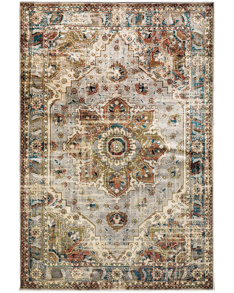 Oriental Weavers Sphinx Juliette 205E Grey / Rust Rugs.