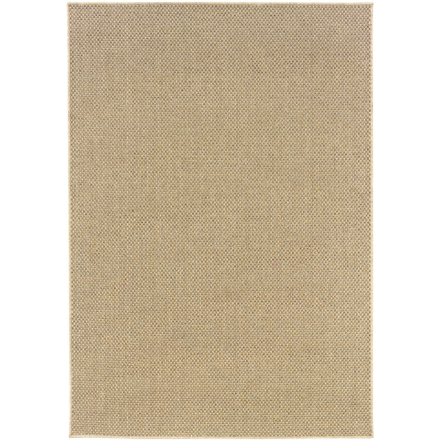 Oriental Weavers Sphinx KARAVIA 2160X Sand Solid Rugs