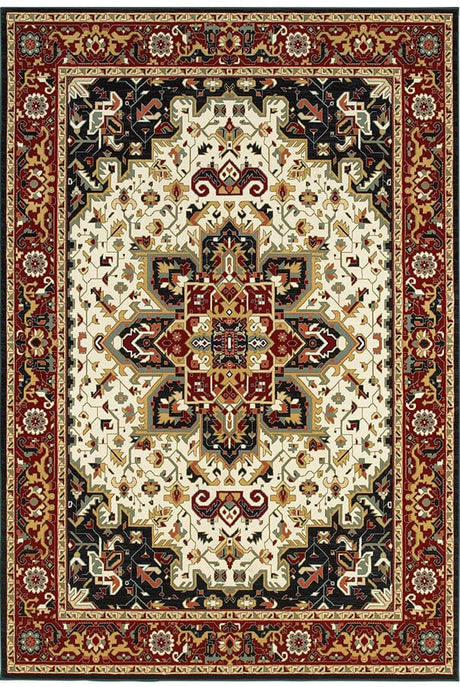 Oriental Weavers Sphinx Kashan 096W1 Red / Ivory Rugs.