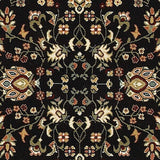 Oriental Weavers Sphinx Kashan 108B1 Black / Ivory Rugs.