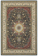 Oriental Weavers Sphinx Kashan 119U1 Navy / Ivory Rugs.