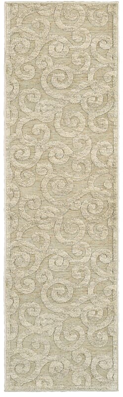 Oriental Weavers Sphinx Kashan 119W1 Ivory / Beige Rugs.